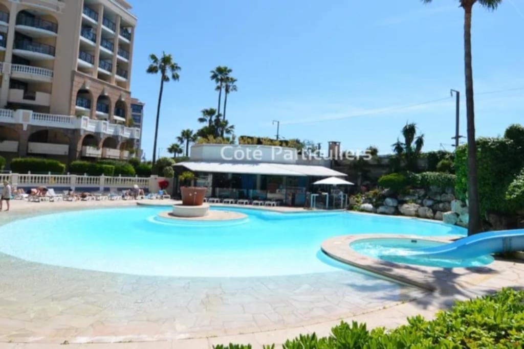 Appartement Rdc En Residence Avec Piscine Cannes Bagian luar foto